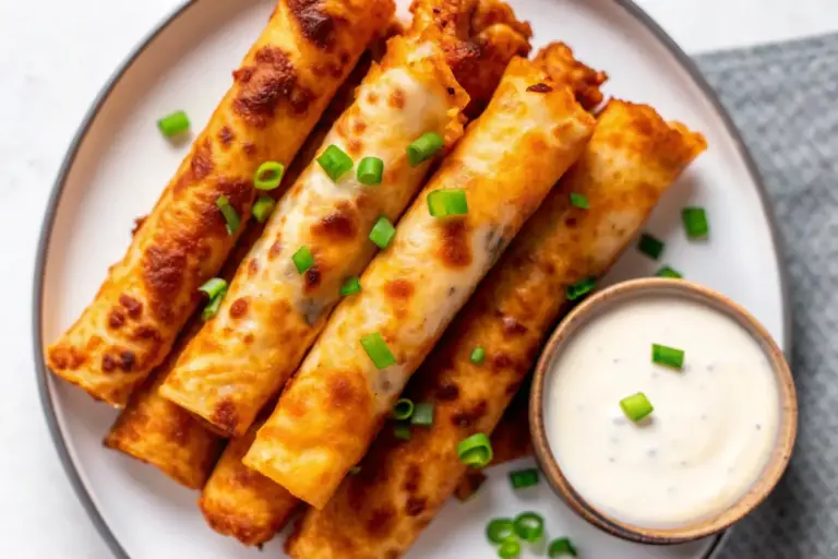 Easy Buffalo Chicken Taquitos Recipe
