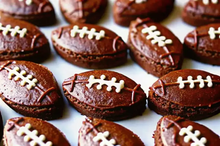 Healthy Football Brownies Recipe