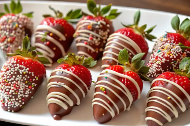 Homemade Valentine’s Chocolate Strawberries Recipe