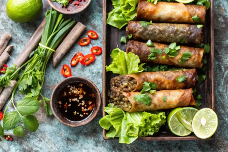 Best Homemade Thai Basil Beef Rolls Recipe