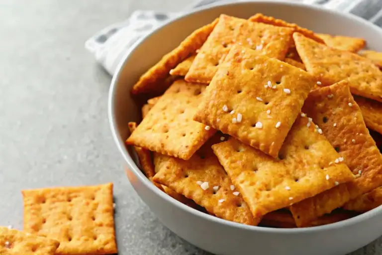 Homemade Sourdough Cheese Crackers Recipe