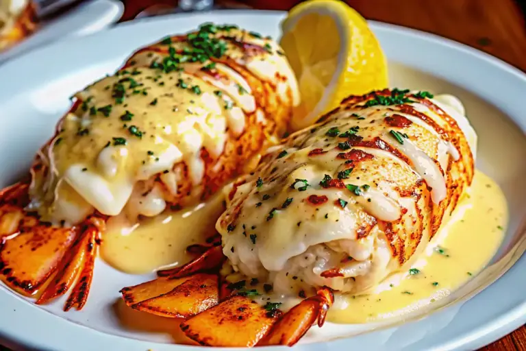 Easy Creamy Garlic Butter Lobster Tails Recipe