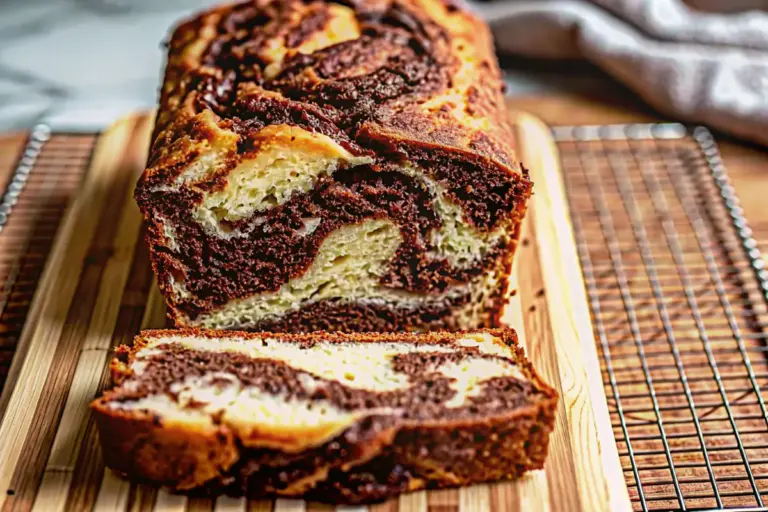 Healthy Marble Loaf Cake Recipe