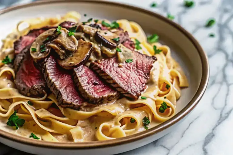 Homemade Creamy Prime Rib Stroganoff Recipe
