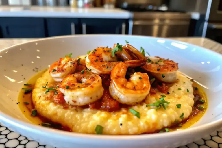 Simple Creamy Shrimp and Grits Recipe