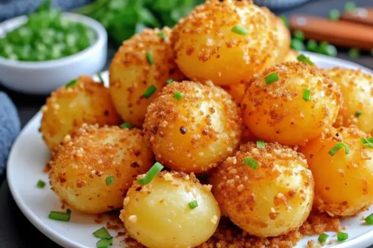 Easy Crispy Potato Cheese Bombs Recipe