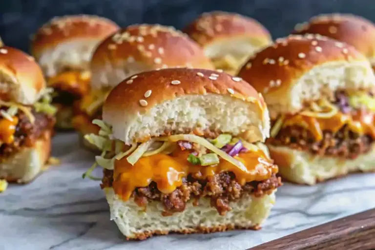 Healthy Big Mac Sliders at Home