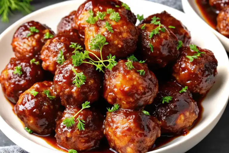 Simple Honey BBQ Meatballs Recipe