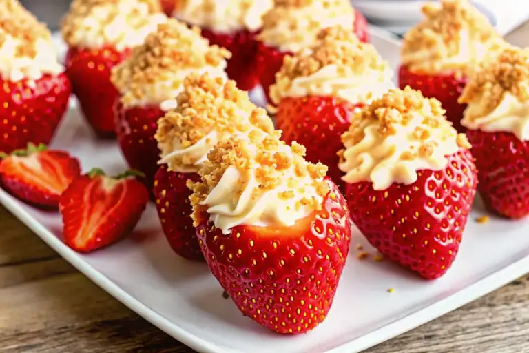 Easy Cheesecake Stuffed Strawberries Recipe