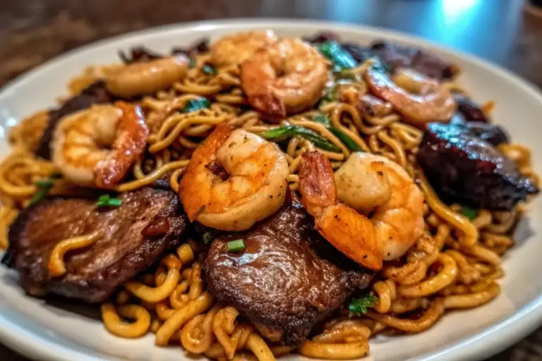 Best Surf and Turf Garlic Noodles Recipe