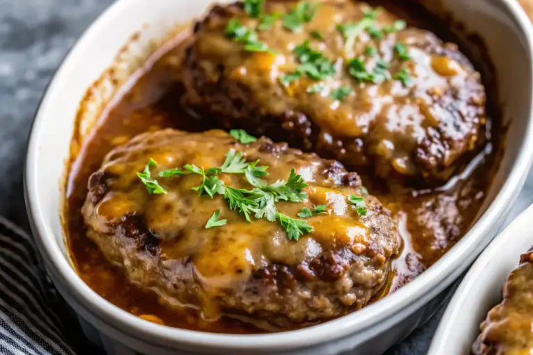 Best Amish Hamburger Steak Bake Recipe