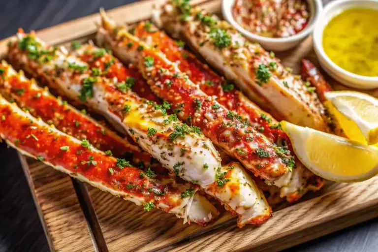 Easy Baked Snow Crab Legs with Garlic