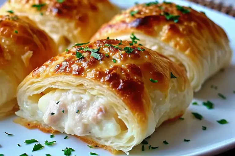 Quick Chicken Alfredo Crescents Recipe