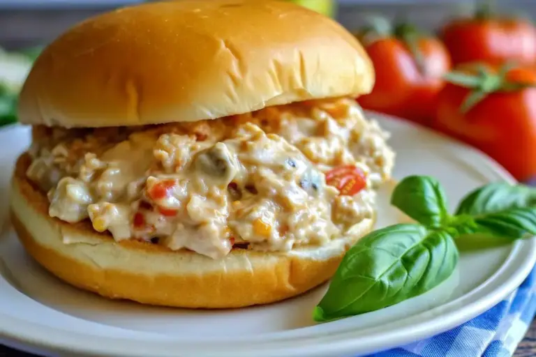 Healthy Chicken Alfredo Sloppy Joes Recipe