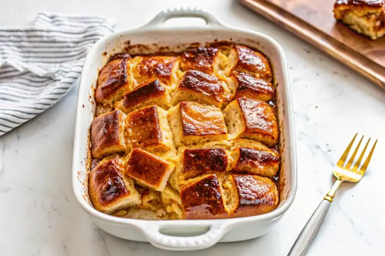 Simple Croissant Bread Pudding Recipe