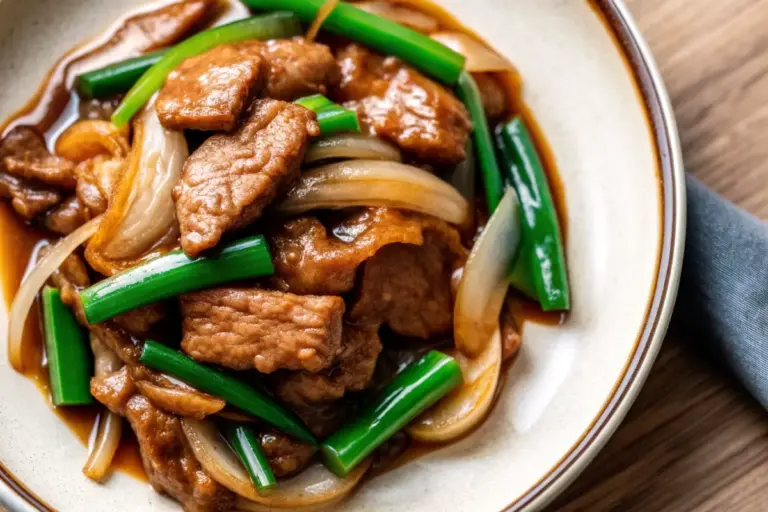 Best Chinese Beef and Onion Stir Fry Recipe