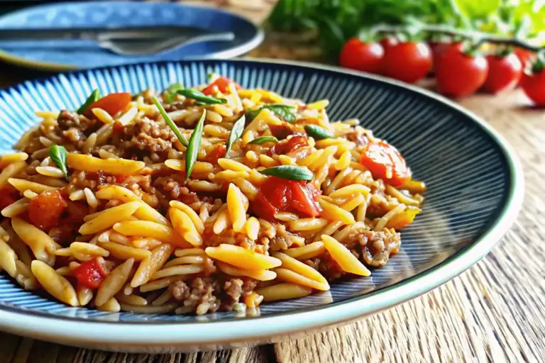 Simple Ground Beef Orzo Recipe