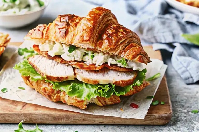 Best Chicken Caesar Croissant Sandwich Recipe