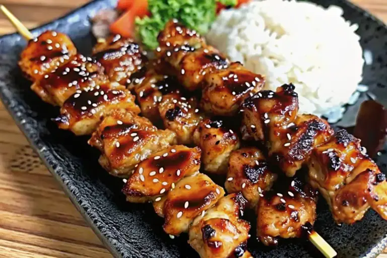Quick Japanese Chicken Yakitori Recipe