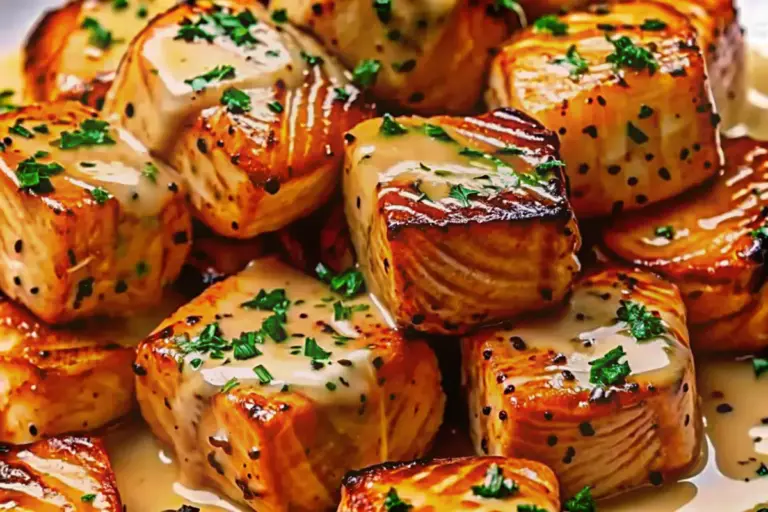 Quick Bang Bang Salmon Bites Recipe