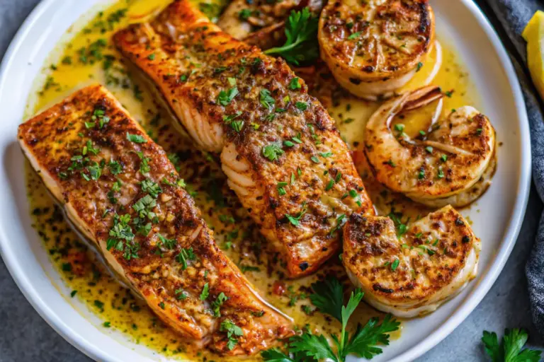 Best Cajun Shrimp Salmon Garlic Recipe