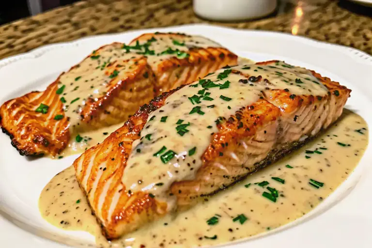 Quick Creamy Garlic Butter Salmon Recipe