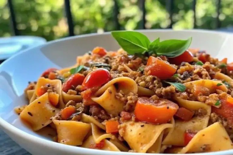 Simple Italian Drunken Noodles Recipe