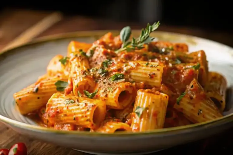Homemade Tomato Garlic Pasta Recipe