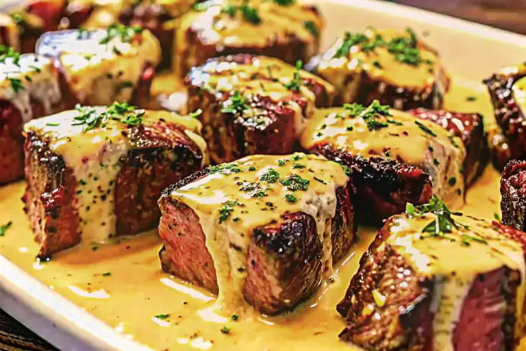Healthy Garlic Butter Steak Bites Recipe