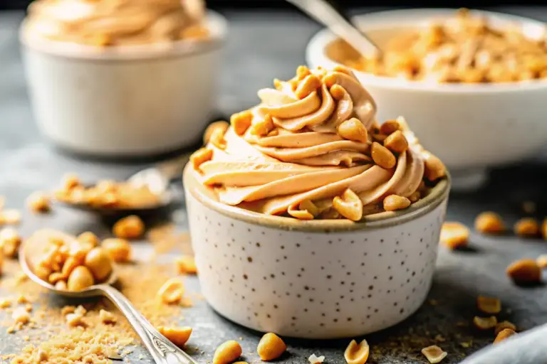 Easy Peanut Butter Cup Cottage Cheese Mousse