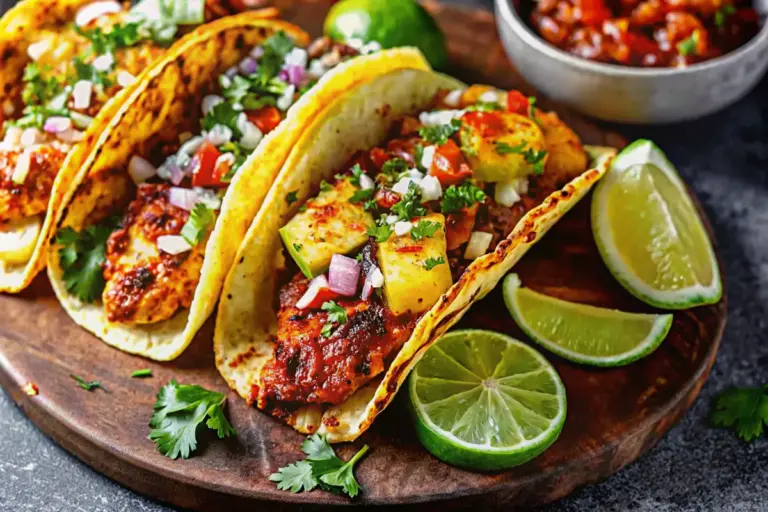 Simple Pineapple Chicken Tacos Recipe