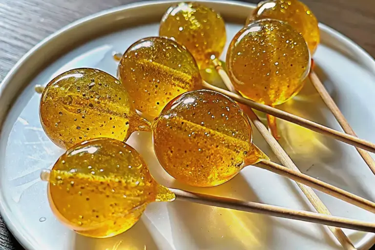 Simple Honey Lemon Lollipops Recipe
