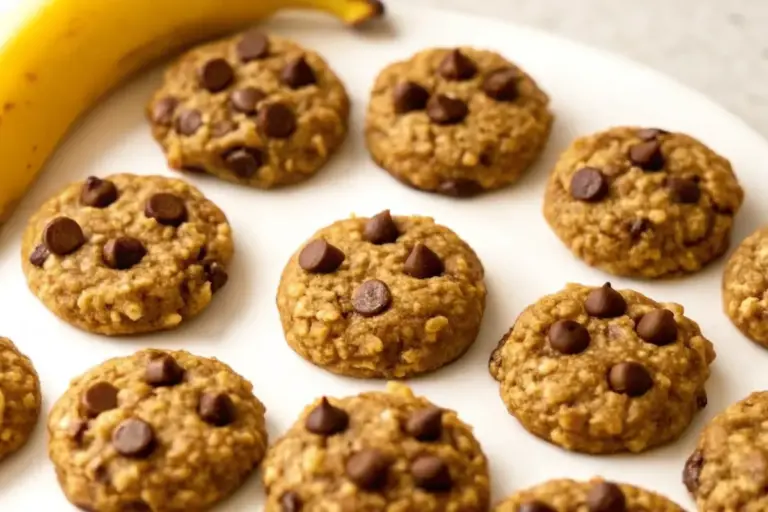 Healthy Banana Oatmeal Cookies Recipe