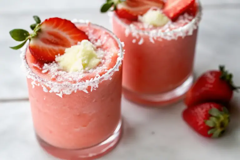 Quick Valentine’s Mocktail: Strawberry Coconut Recipe