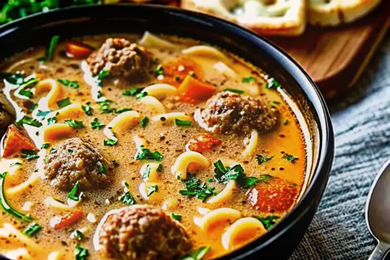 Best Creamy Italian Meatball Soup Recipe