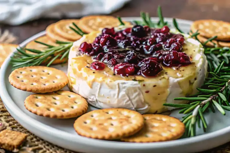 Best Cranberry Brie Cheese Appetizer Recipe