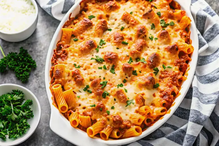 Simple Rigatoni Pasta Bake Recipe