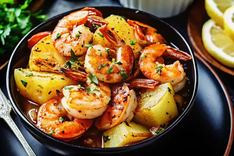 Healthy Mofongo Garlic Shrimp Recipe