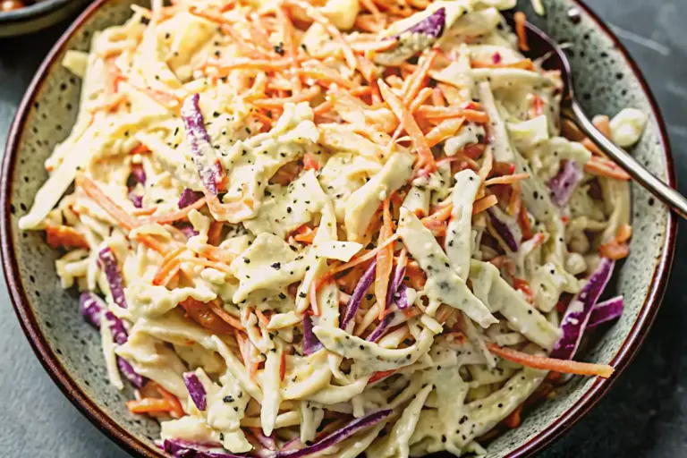 Healthy Coleslaw Recipe with Greek Yogurt