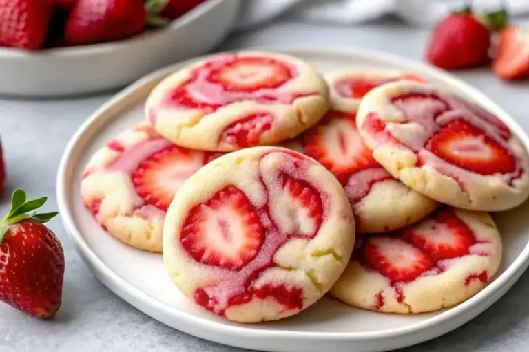 Easy Strawberry Cheesecake Cookies Recipe