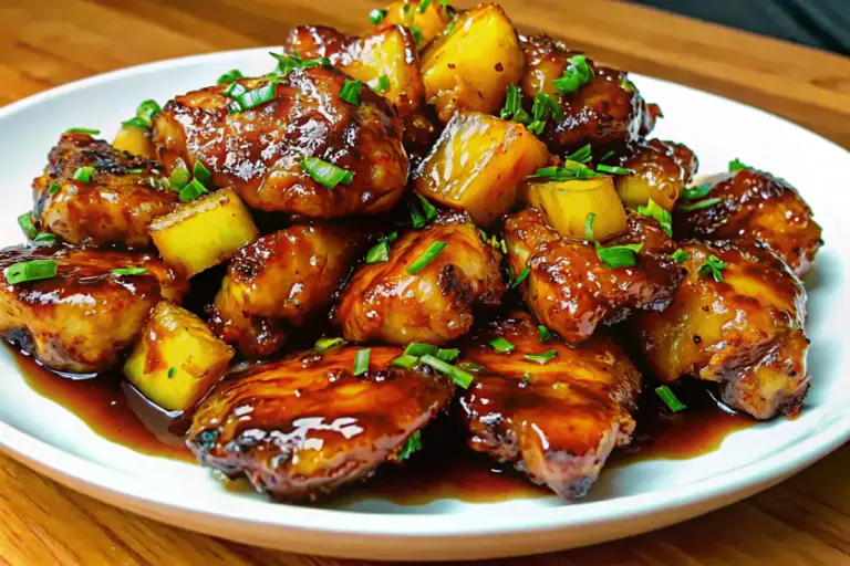 Best Caramelized Pineapple Chicken Recipe