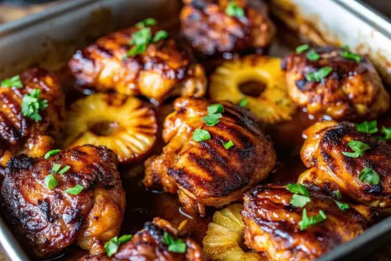 Quick Barbecue Pineapple Chicken Recipe