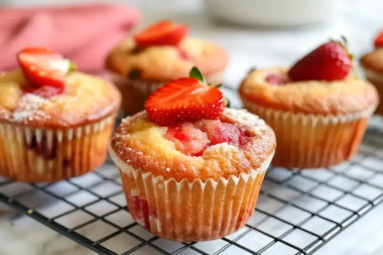 Homemade Strawberry Muffins Recipe