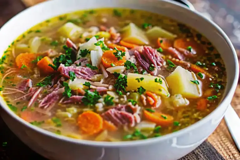 Best Corned Beef and Cabbage Soup Recipe