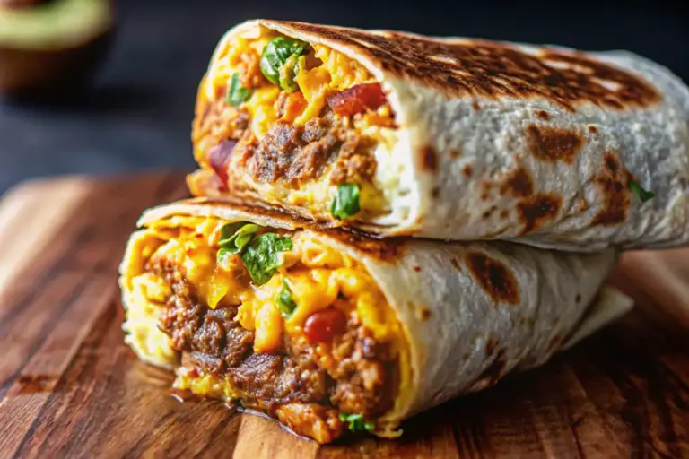 Easy Loaded Breakfast Burritos Recipe