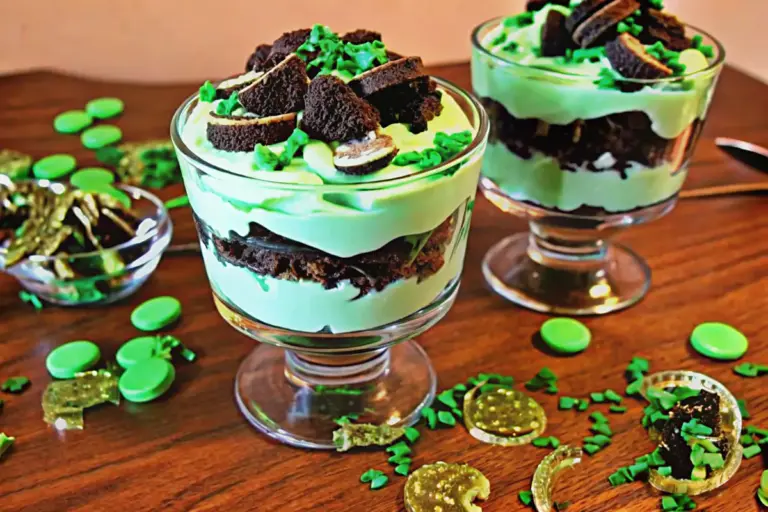 Easy St. Patrick’s Day Brownie Trifle Recipe