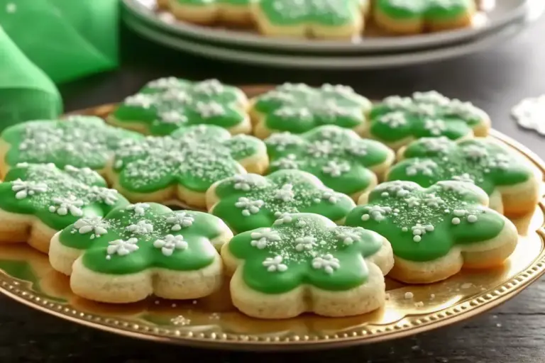 Homemade Irish Shamrock Cookies Recipe