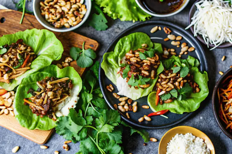 Easy Ginger Beef Lettuce Wraps Recipe