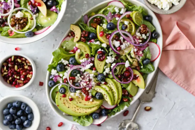 Quick Blueberry Pistachio Spring Salad Recipe