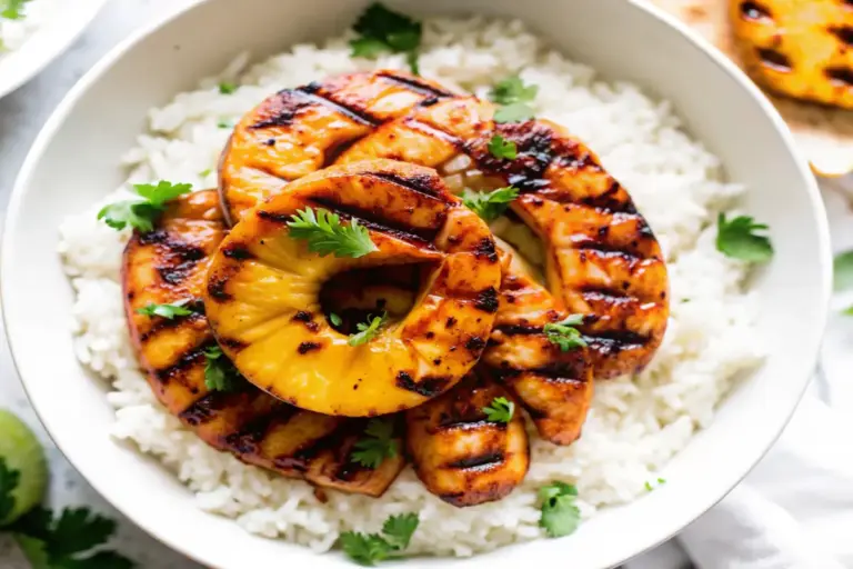 Easy Hawaiian Chicken with Coconut Rice Recipe
